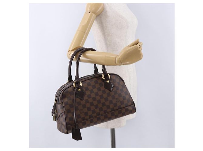 LOUIS VUITTON Damier Ebene Duomo Hand Bag N60008 LV Auth 198344V - vista 23
