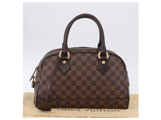 LOUIS VUITTON Damier Ebene Duomo Hand Bag N60008 LV Auth 198344V - vista 24
