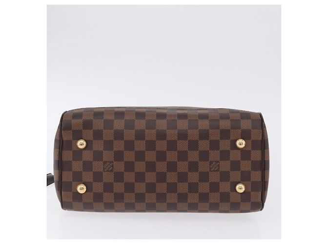 LOUIS VUITTON Damier Ebene Duomo Hand Bag N60008 LV Auth 198344V - vista 9