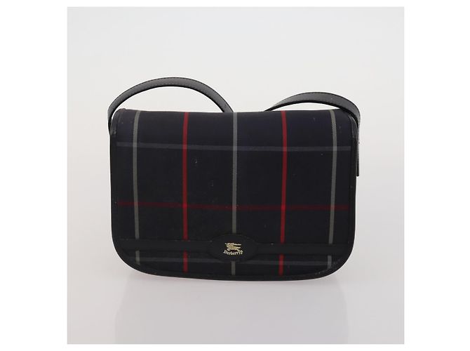 Borsa a Tracolla Borsa a Mano BURBERRY Canvas Pelle Set da 3 Navy Beige Auth BA15066 Blu navy - vista 16