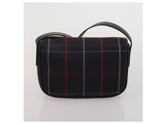 Borsa a Tracolla Borsa a Mano BURBERRY Canvas Pelle Set da 3 Navy Beige Auth BA15066 Blu navy - vista 17