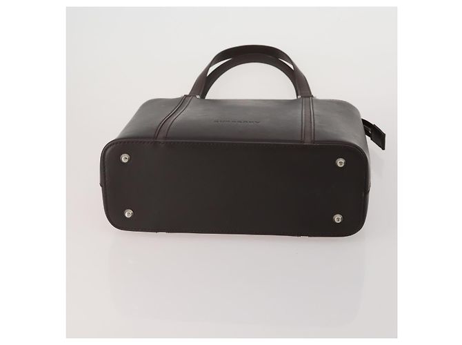 Borsa a Tracolla Borsa a Mano BURBERRY Canvas Pelle Set da 3 Navy Beige Auth BA15066 Blu navy - vista 7