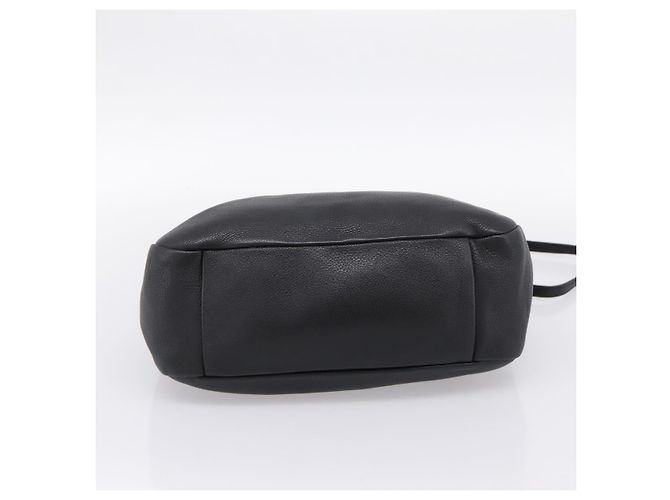 Borsa a tracolla PRADA in pelle 2way Nero Argento 1BC133 Auth am12304SAM - vista 11