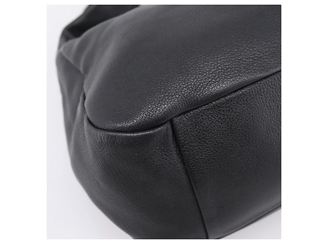 Borsa a tracolla PRADA in pelle 2way Nero Argento 1BC133 Auth am12304SAM - vista 13