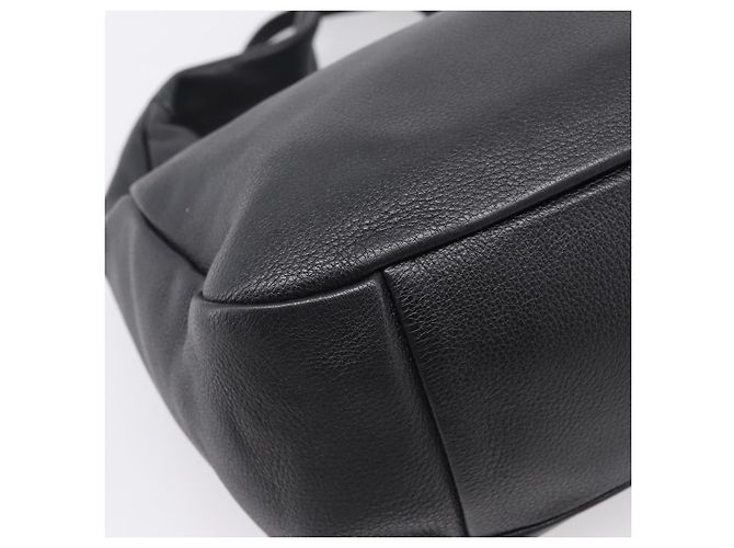 Borsa a tracolla PRADA in pelle 2way Nero Argento 1BC133 Auth am12304SAM - vista 15