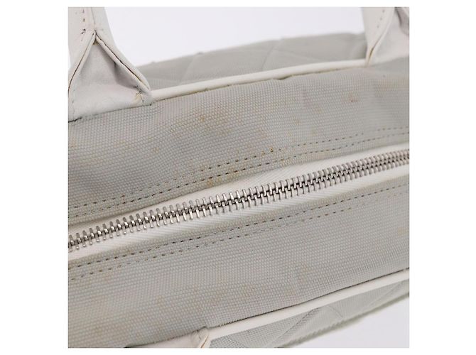 Borsa a mano sportiva CHANEL Canvas Gray Silver CC Auth BA14884A Marrone Argento - vista 7