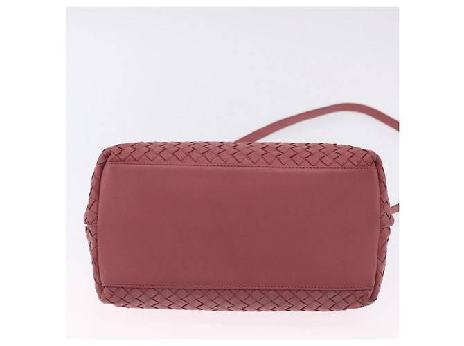 Borsa a mano BOTTEGA VENETA INTRECCIATO in pelle 2way Rosa Auth 198745V - vista 12