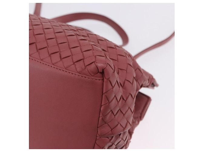 Borsa a mano BOTTEGA VENETA INTRECCIATO in pelle 2way Rosa Auth 198745V - vista 14