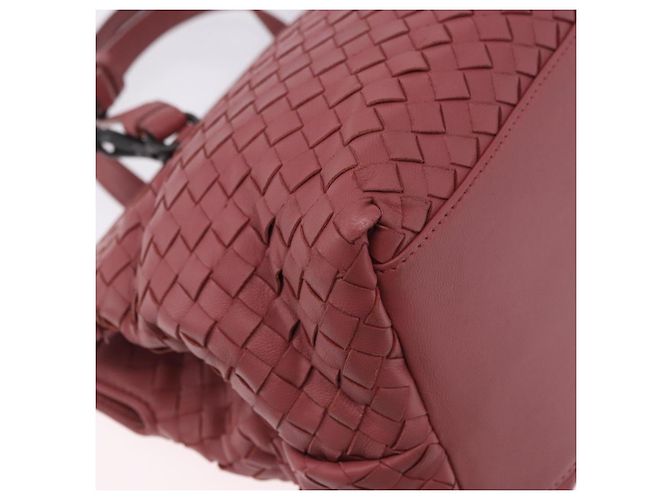 Borsa a mano BOTTEGA VENETA INTRECCIATO in pelle 2way Rosa Auth 198745V - vista 15