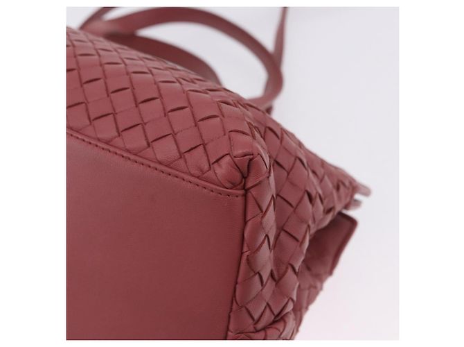 Borsa a mano BOTTEGA VENETA INTRECCIATO in pelle 2way Rosa Auth 198745V - vista 16