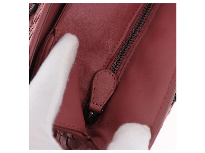 Borsa a mano BOTTEGA VENETA INTRECCIATO in pelle 2way Rosa Auth 198745V - vista 18