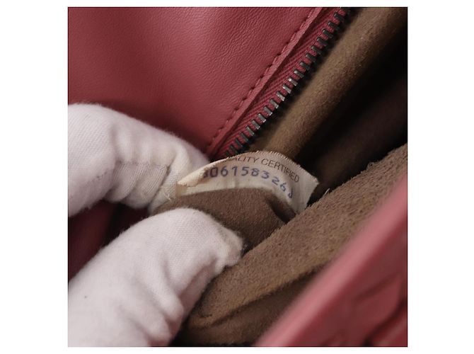 Borsa a mano BOTTEGA VENETA INTRECCIATO in pelle 2way Rosa Auth 198745V - vista 26