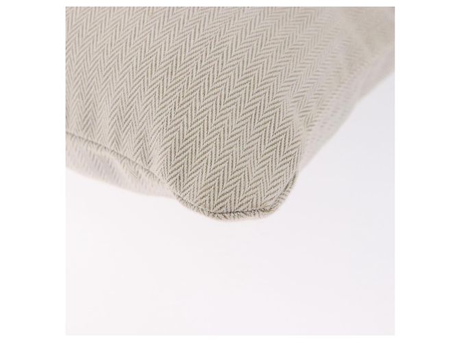 Hermès Bolso de hombro HERMES Aline de algodón beige dorado Auth 196640A - vista 13