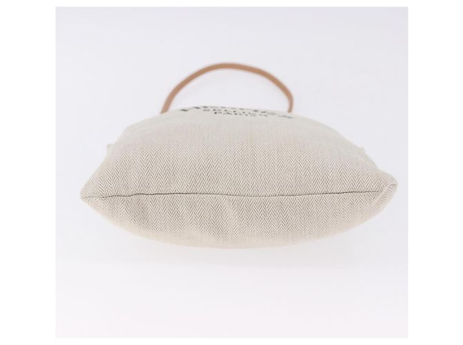 Hermès Bolso de hombro HERMES Aline de algodón beige dorado Auth 196640A - vista 9