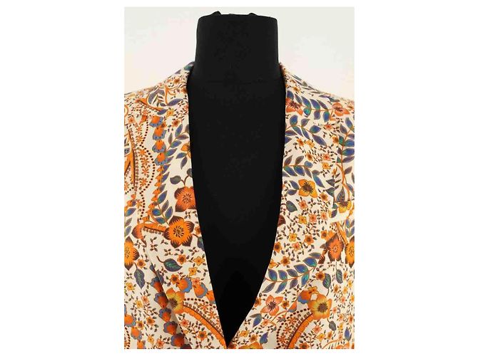 Blazer SéZane de lino naranja - vista 2