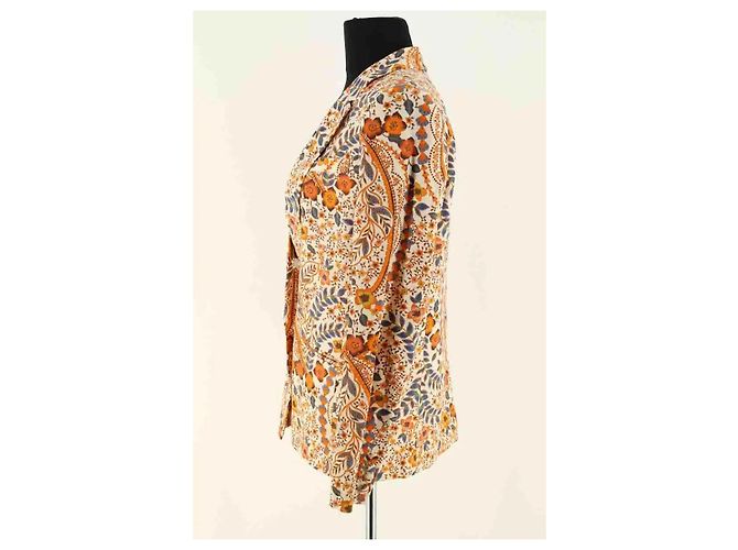 Blazer SéZane de lino naranja - vista 3