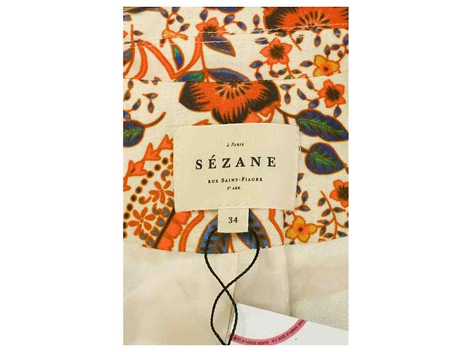 Blazer SéZane de lino naranja - vista 5