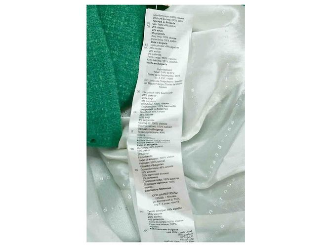 Blazer Sandro in cotone verde - vista 6