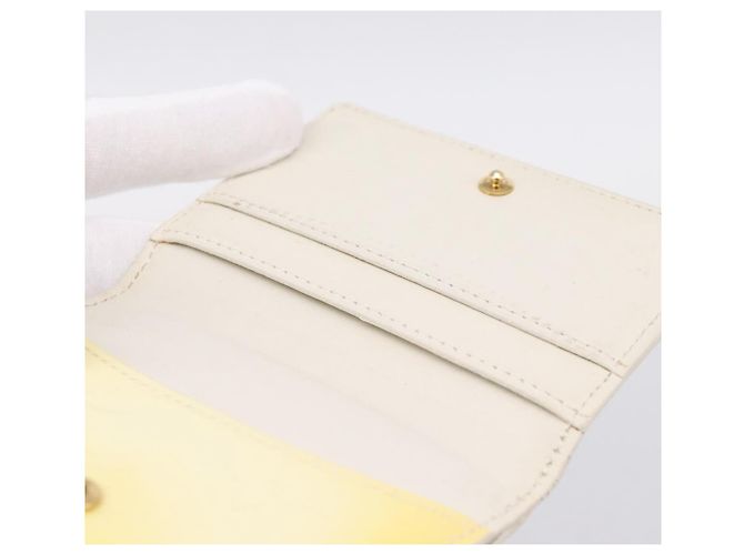 LOUIS VUITTON Monogram Vernis Ludlow Coin Purse Perle M91357 LV Auth BA15057 - vista 14