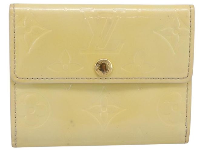 LOUIS VUITTON Monogram Vernis Ludlow Coin Purse Perle M91357 LV Auth BA15057 - vista 2
