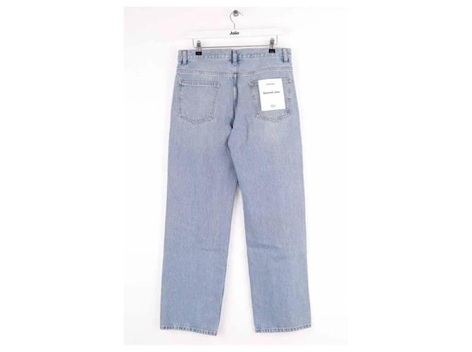 Frame Denim Jeans Relaxed Frame blu in cotone - vista 3