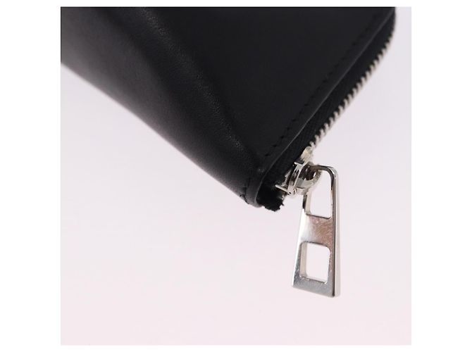 LOEWE Anagram Münzbeutel Leder Schwarz Silber Auth 196648M - Ansicht 9