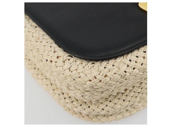 Borsa a tracolla Salvatore Ferragamo in pelle nera e oro Auth 197141 Nero D'oro - vista 11