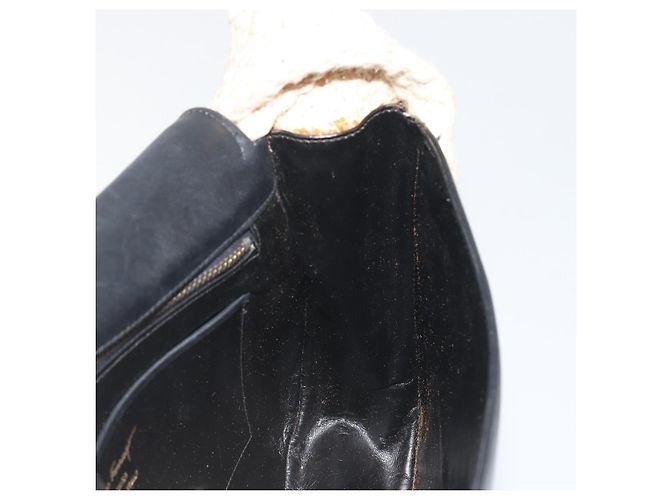 Borsa a tracolla Salvatore Ferragamo in pelle nera e oro Auth 197141 Nero D'oro - vista 18
