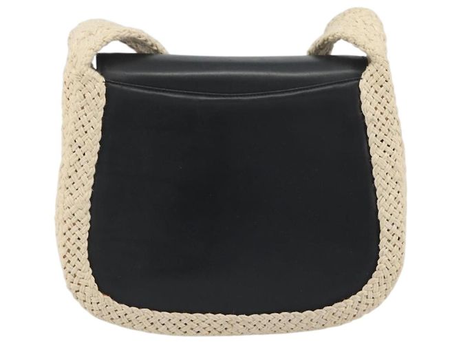 Borsa a tracolla Salvatore Ferragamo in pelle nera e oro Auth 197141 Nero D'oro - vista 3