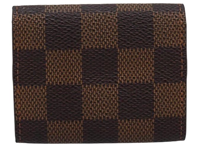 LOUIS VUITTON Damier Ebene Bouton de Manchette Case Cuff Case LV Auth BA15058 - vista 3