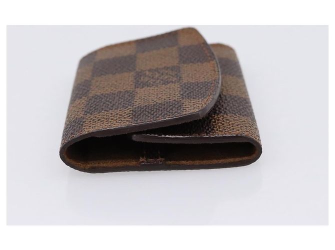 LOUIS VUITTON Damier Ebene Bouton de Manchette Case Cuff Case LV Auth BA15058 - vista 4