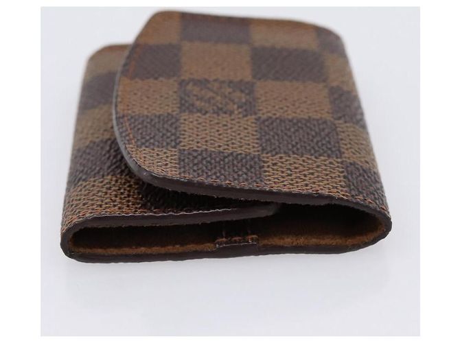 LOUIS VUITTON Damier Ebene Bouton de Manchette Case Cuff Case LV Auth BA15058 - vista 5