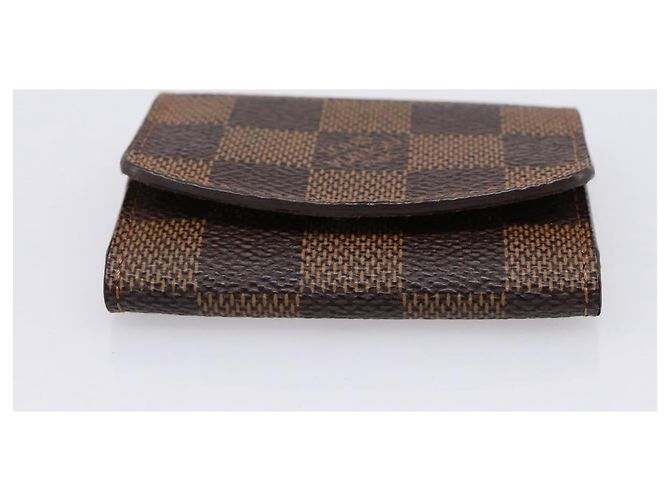 LOUIS VUITTON Damier Ebene Bouton de Manchette Case Cuff Case LV Auth BA15058 - vista 7