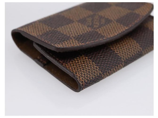 LOUIS VUITTON Damier Ebene Bouton de Manchette Case Cuff Case LV Auth BA15058 - vista 9