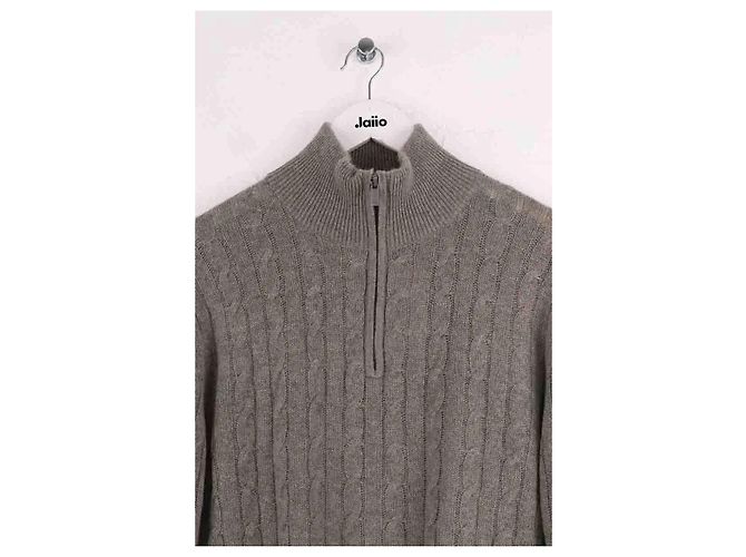 Autre Marque Kujten Kaschmir Pullover Khaki L - Ansicht 2