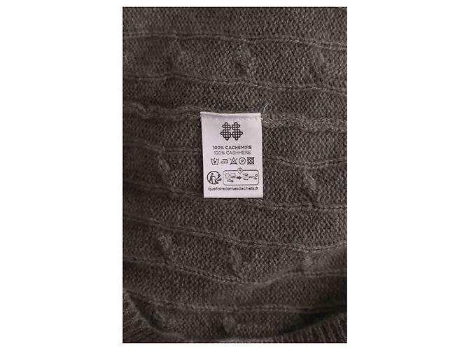 Autre Marque Kujten Kaschmir Pullover Khaki L - Ansicht 6
