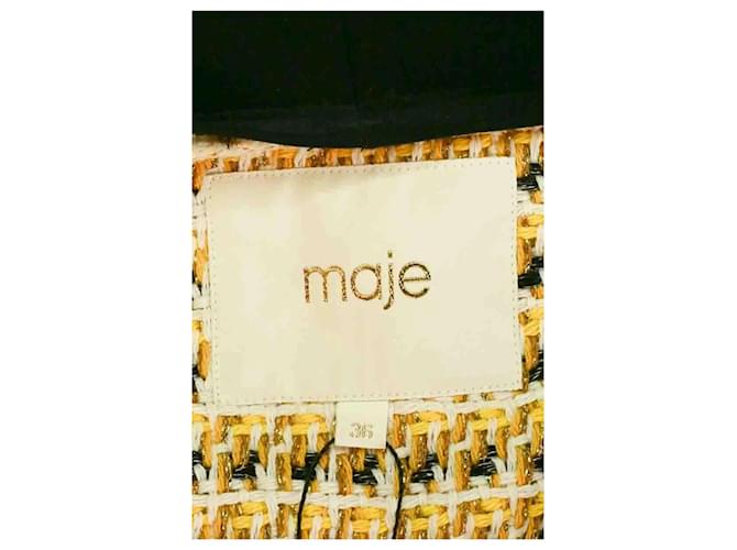 Maje Cárdigan de algodón amarillo - vista 5