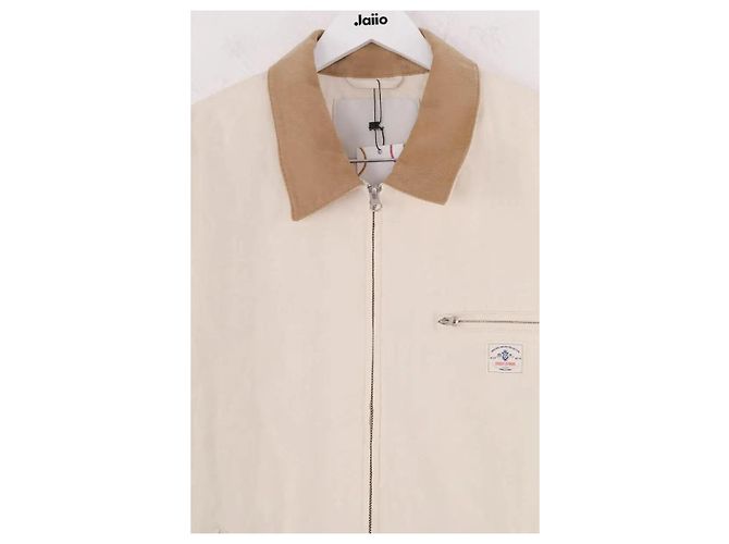 Autre Marque Giacca Dunst in cotone ecru XL Crudo - vista 2