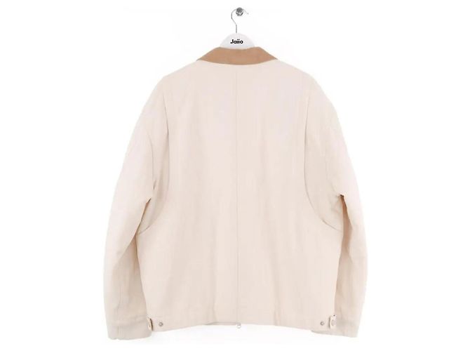 Autre Marque Giacca Dunst in cotone ecru XL Crudo - vista 3