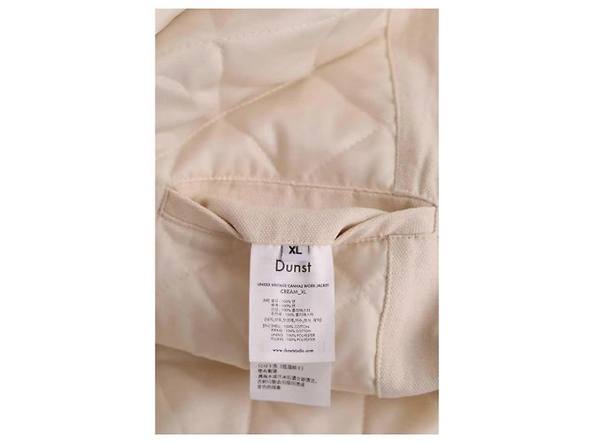 Autre Marque Giacca Dunst in cotone ecru XL Crudo - vista 5