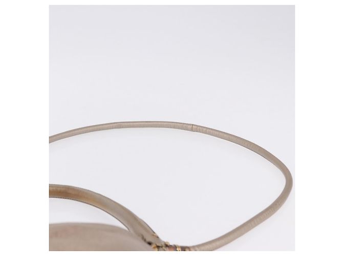 Borsa Salvatore Ferragamo Vala in pelle 2way Champagne Gold Auth 196633A D'oro - vista 10