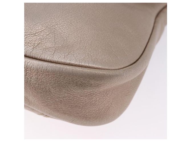 Borsa Salvatore Ferragamo Vala in pelle 2way Champagne Gold Auth 196633A D'oro - vista 15