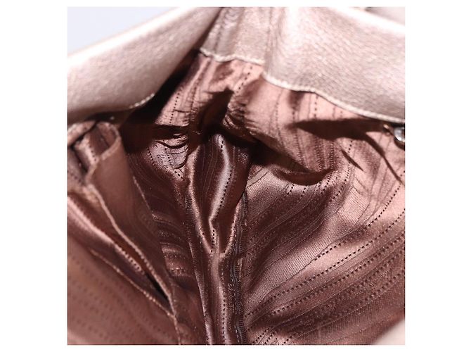Borsa Salvatore Ferragamo Vala in pelle 2way Champagne Gold Auth 196633A D'oro - vista 20