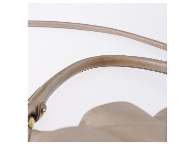 Borsa Salvatore Ferragamo Vala in pelle 2way Champagne Gold Auth 196633A D'oro - vista 8