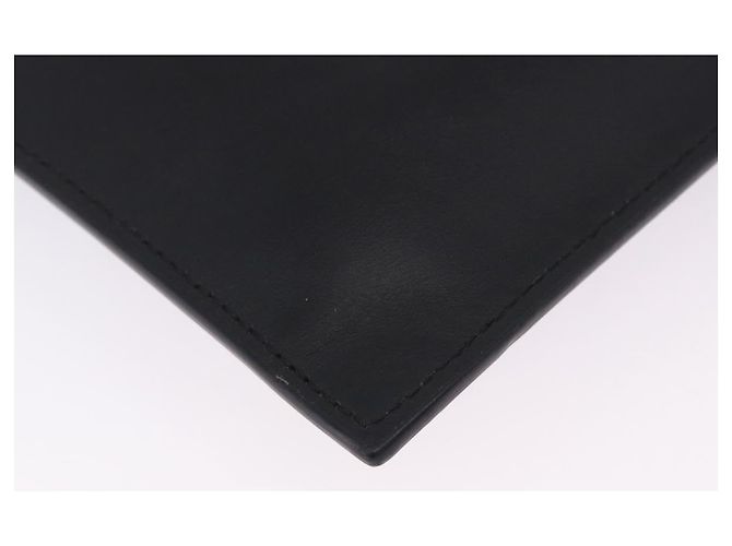 Borsa a pochette VERSACE in pelle nera e oro Auth BA15138A Nero D'oro - vista 11