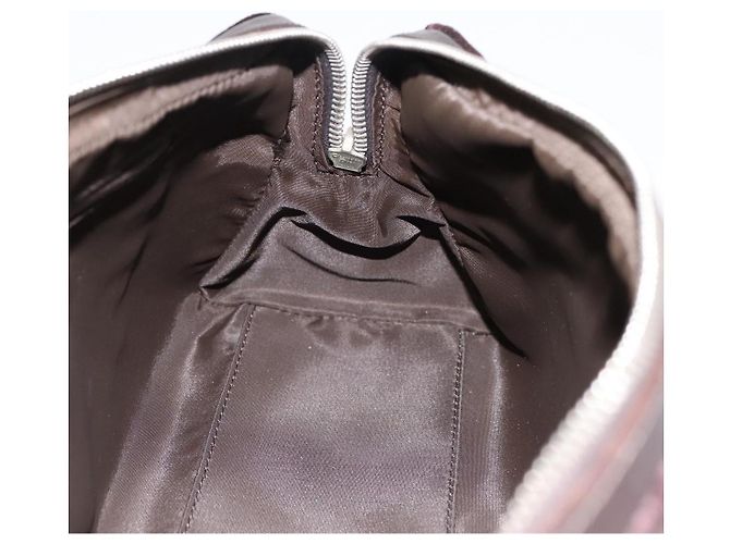 Borsa a mano Christian Dior Trotter Romantic PVC Brown Silver Auth am12294SAM Marrone Argento - vista 18