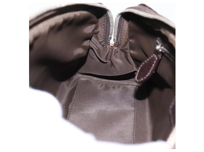 Borsa a mano Christian Dior Trotter Romantic PVC Brown Silver Auth am12294SAM Marrone Argento - vista 19