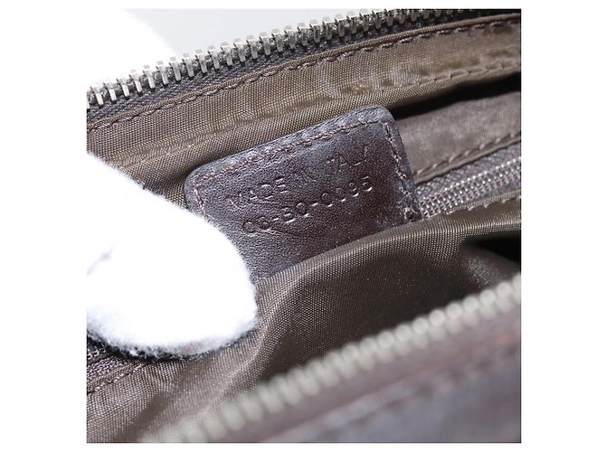 Borsa a mano Christian Dior Trotter Romantic PVC Brown Silver Auth am12294SAM Marrone Argento - vista 22