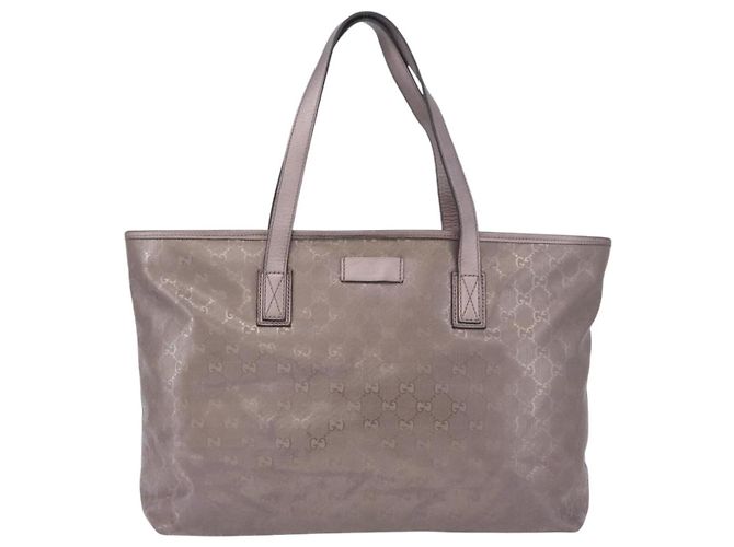 Borsa Tote GUCCI GG Implementation PVC Rosa Argento 211137 Auth BA15146 - vista 2