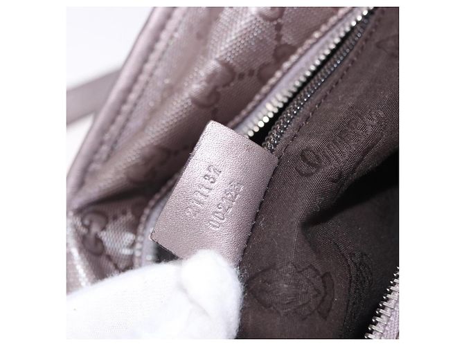 Borsa Tote GUCCI GG Implementation PVC Rosa Argento 211137 Auth BA15146 - vista 23